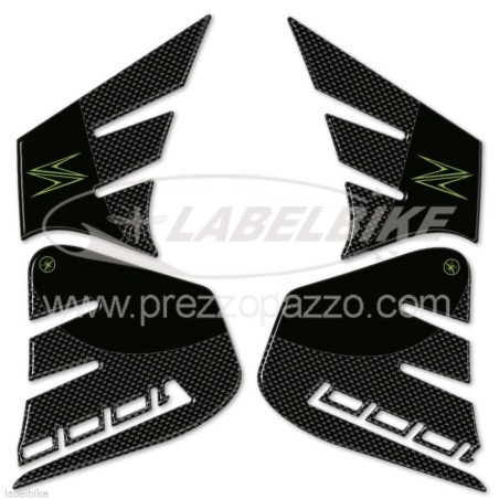 ADESIVI GEL PROTEZIONI LATERALI SERBATOIO per MOTO KAWASAKI Z1000 DAL 2014-2020